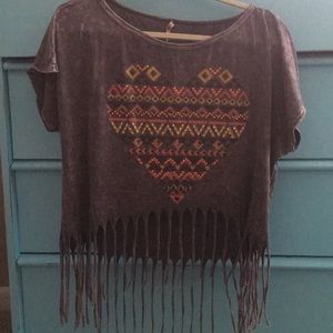 Cute fringe tee